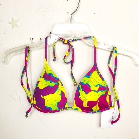 KORAL by llann Kugel floral bikini top - Picture 4 of 13
